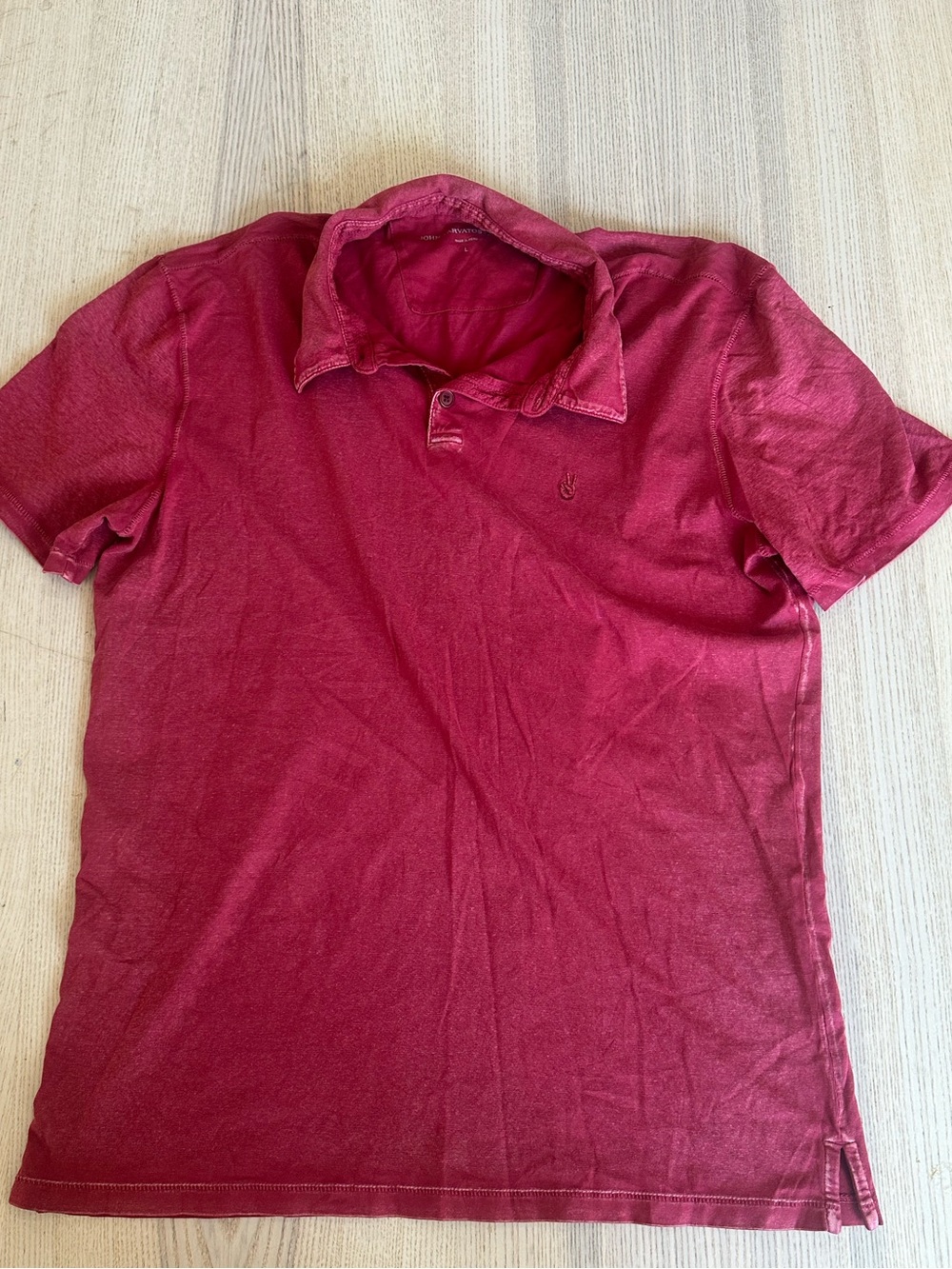 John Varvatos Red Polo Shirt